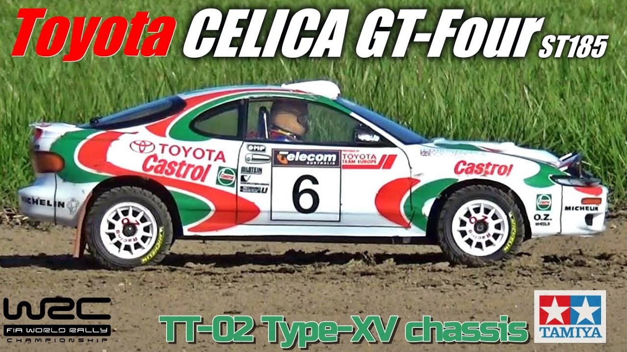 タミヤ TA-01ベース カストロールセリカ GT-FOUR RC ラリー未走行