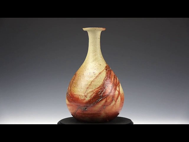 新品☆森一洋【師：森陶岳】黒備前茶碗☆黄胡麻☆寒風