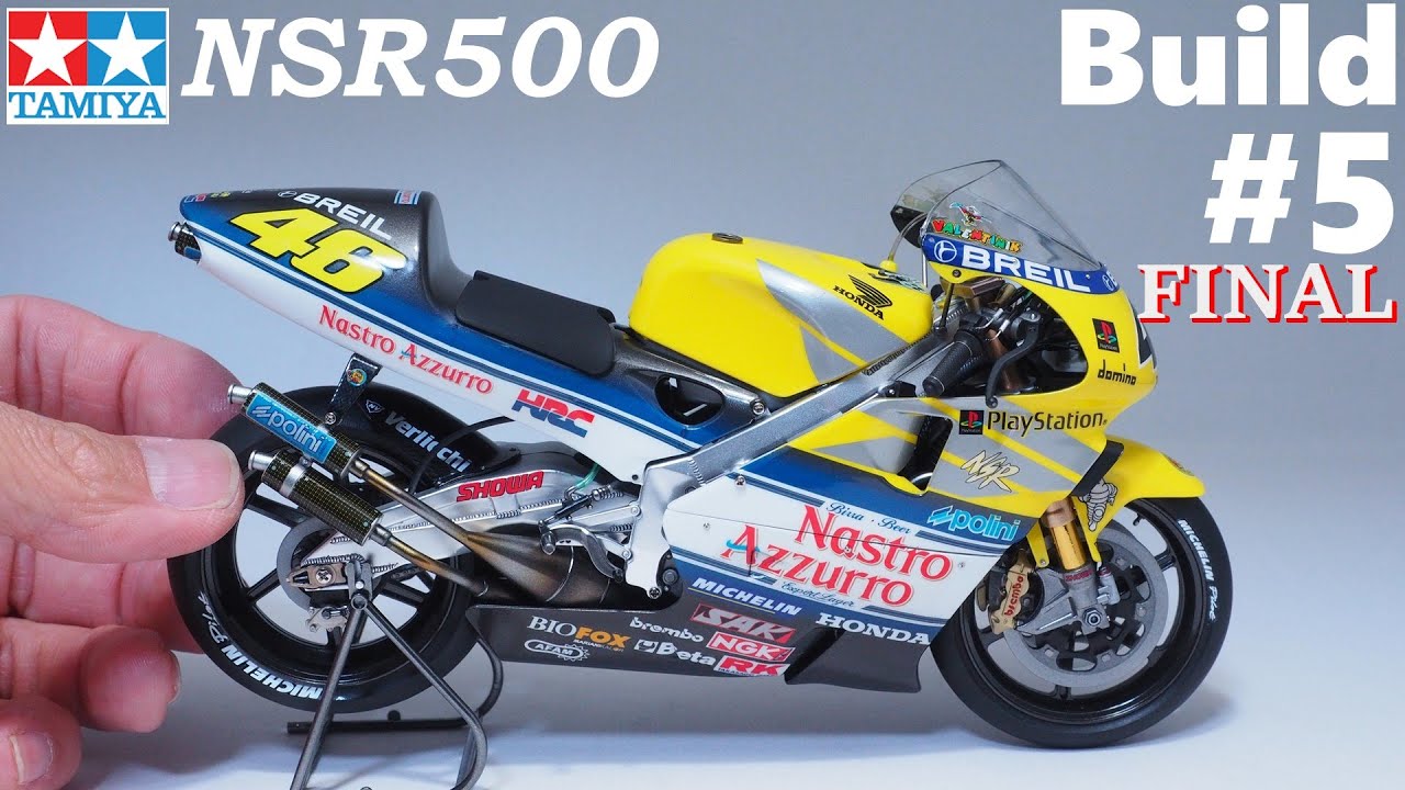 05 Building 1/12 Nastro Azzurro HONDA NSR500 「Exterior assembly