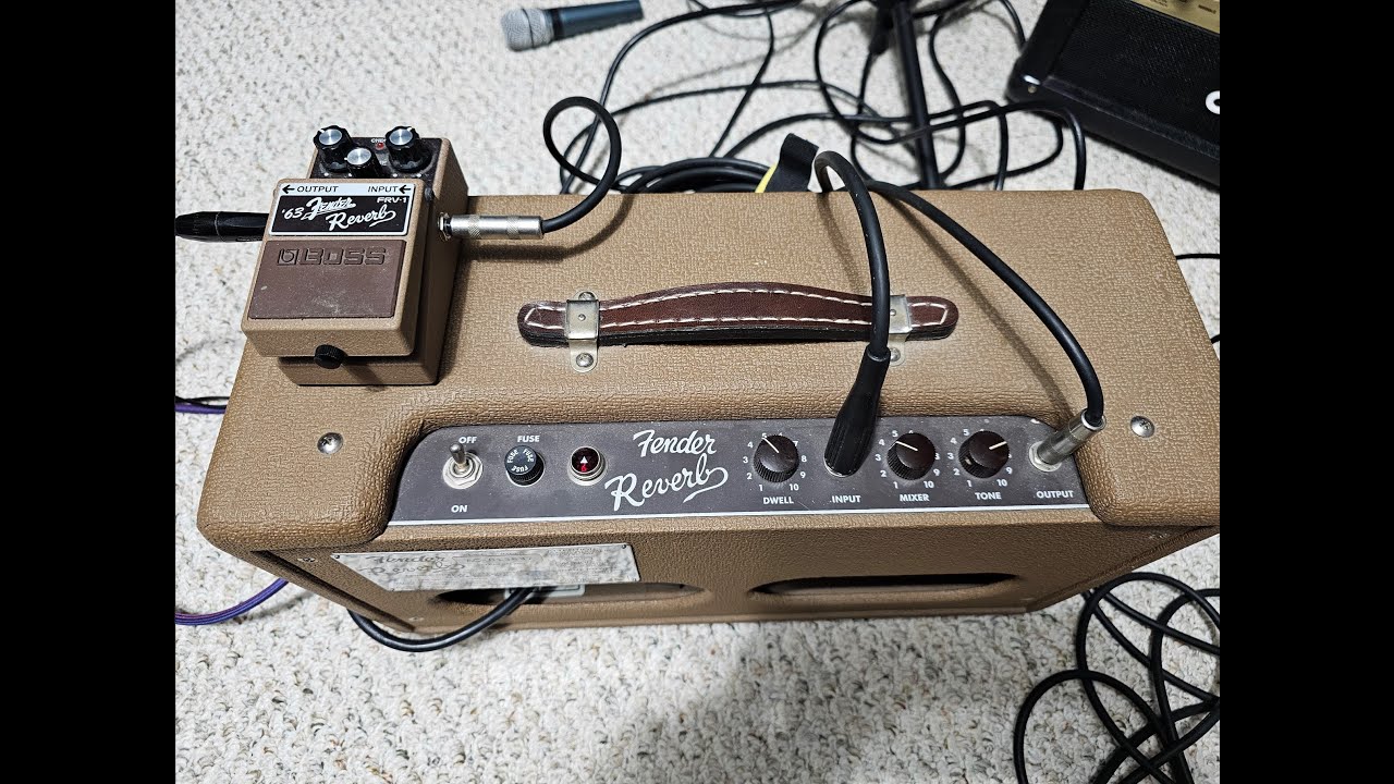 Fender '63 Reverb Unit 真空管 リバーブボックス Fender Vintage