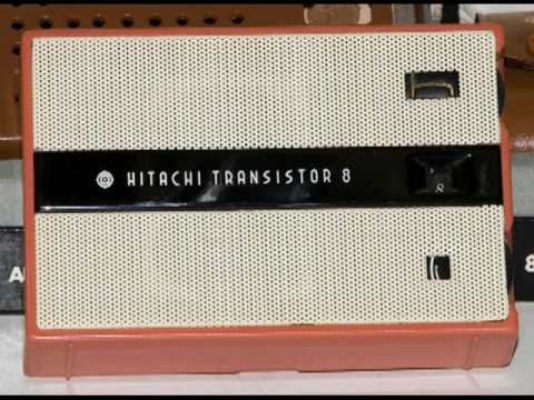 HITACHI 8 Transistor Radio Marie model TH 862R - YouTube
