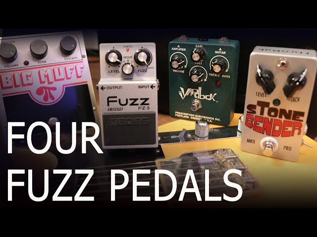 Four FUZZ PEDALS with a TELE - YouTube