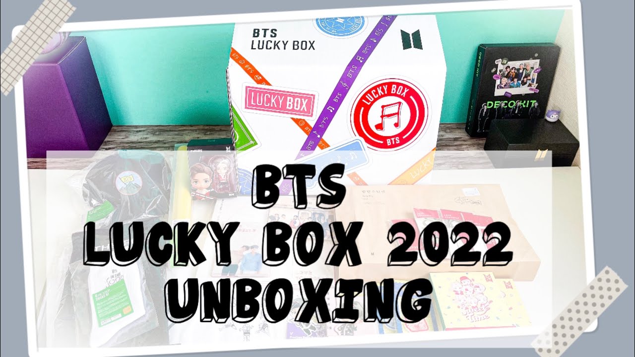 BTS UNBOXING】 MERCH BOX ＃17 テテのグッズ開封！ Layover BOX V