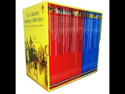 Usborne Young Reading Collection 40 Illustrated Books Box Set Read