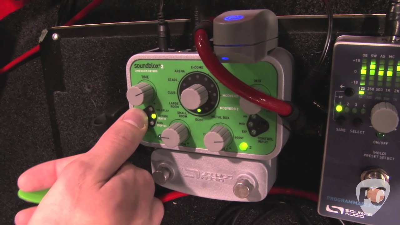 NAMM '12 - Source Audio Soundblox 2 Dimension Reverb Demo - YouTube