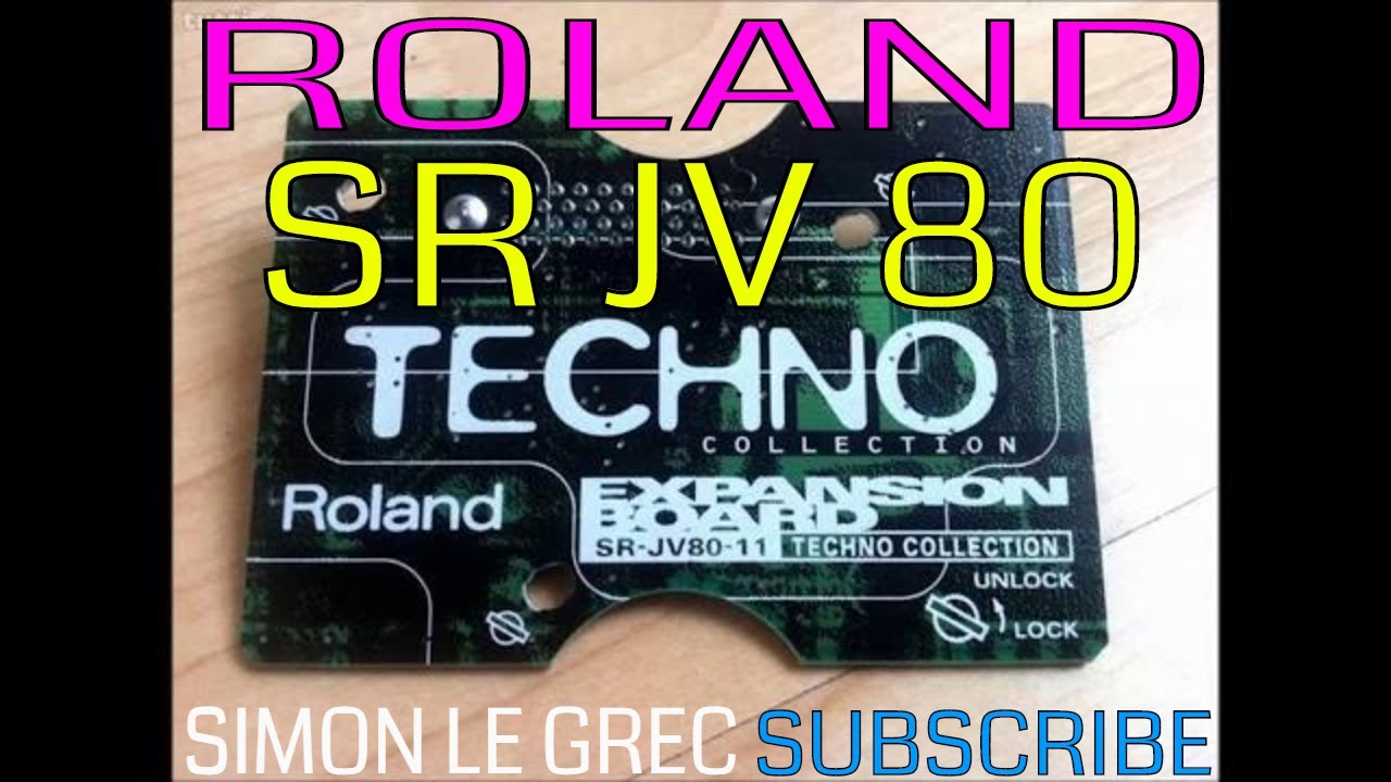 DTM・DAW 301* Roland SR-JV80-11 TECHNO Roland SR-JV80-11 Techno