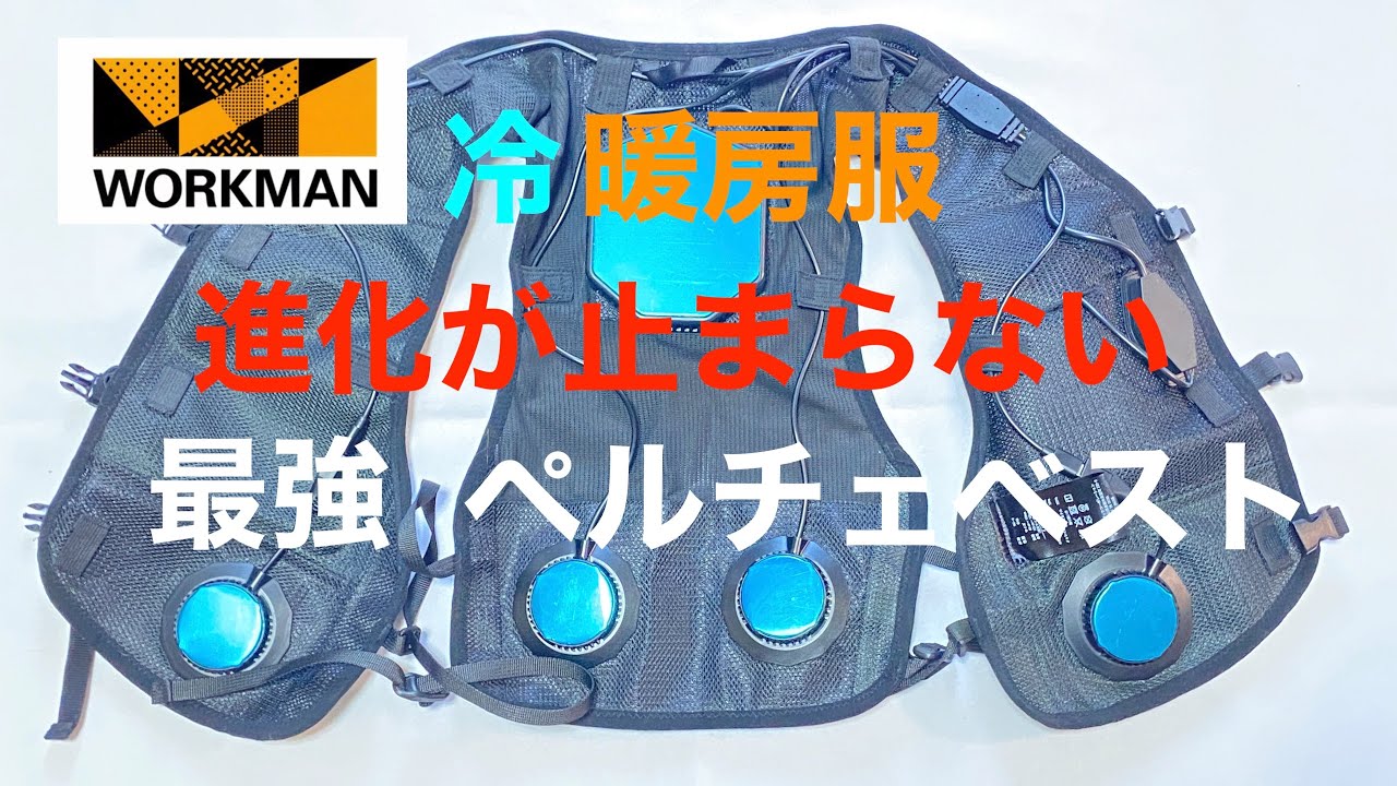 2024年ワークマン 冷暖房服 ICE x HEATER PRO model ペルチェベストが