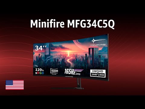 Monitor Minifire MFG34C5Q | TEST | English - YouTube