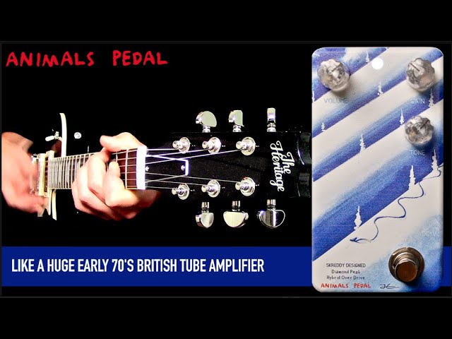 Animals Pedal Diamond Peak Hybrid Overdrive - YouTube