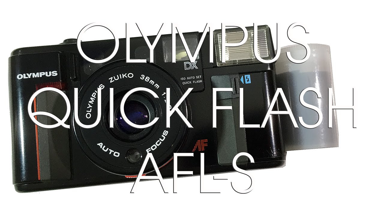 Olympus 35mm Quick Flash AFL-S Film Camera - Mystery Film Roll