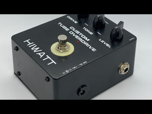 Hiwatt - CUSTOM TUBE OVERDRIVE - YouTube