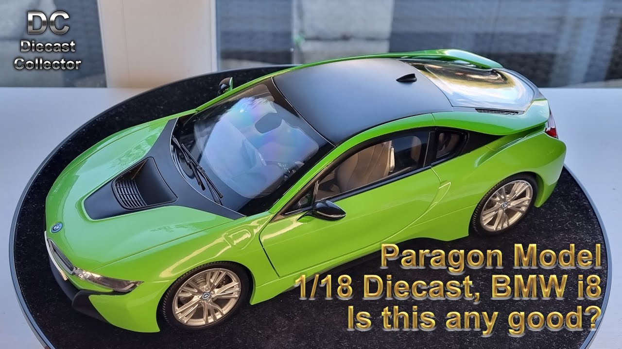 My first Paragon - BMW i8 - 1/18 Diecast. Is it any good? - YouTube