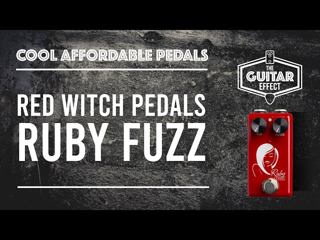 Red Witch Pedals Ruby Fuzz. Small Rechargeable Silicon Fuzziness