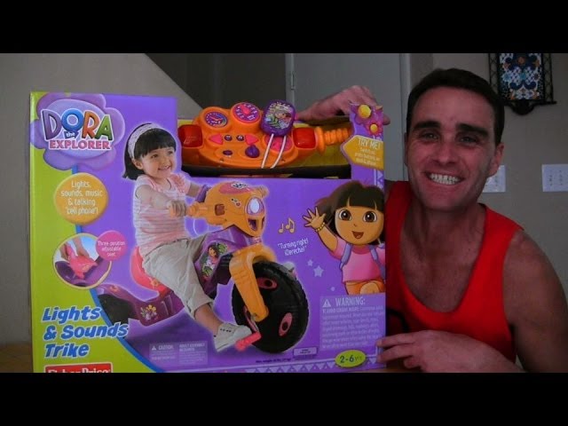Dora's Lights & Sounds Tricycle Unboxing! || Dora The Explorer