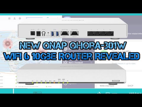 New QNAP QHora-301W WiFi 6 10Gbe Router Revealed - YouTube