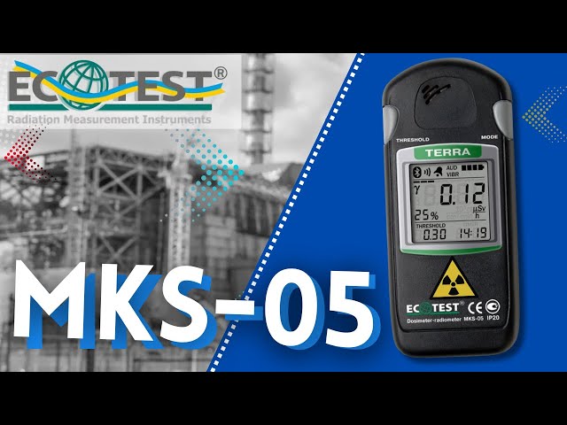 Ecotest Terra MKS-05 Dosimeter Radiometer - YouTube