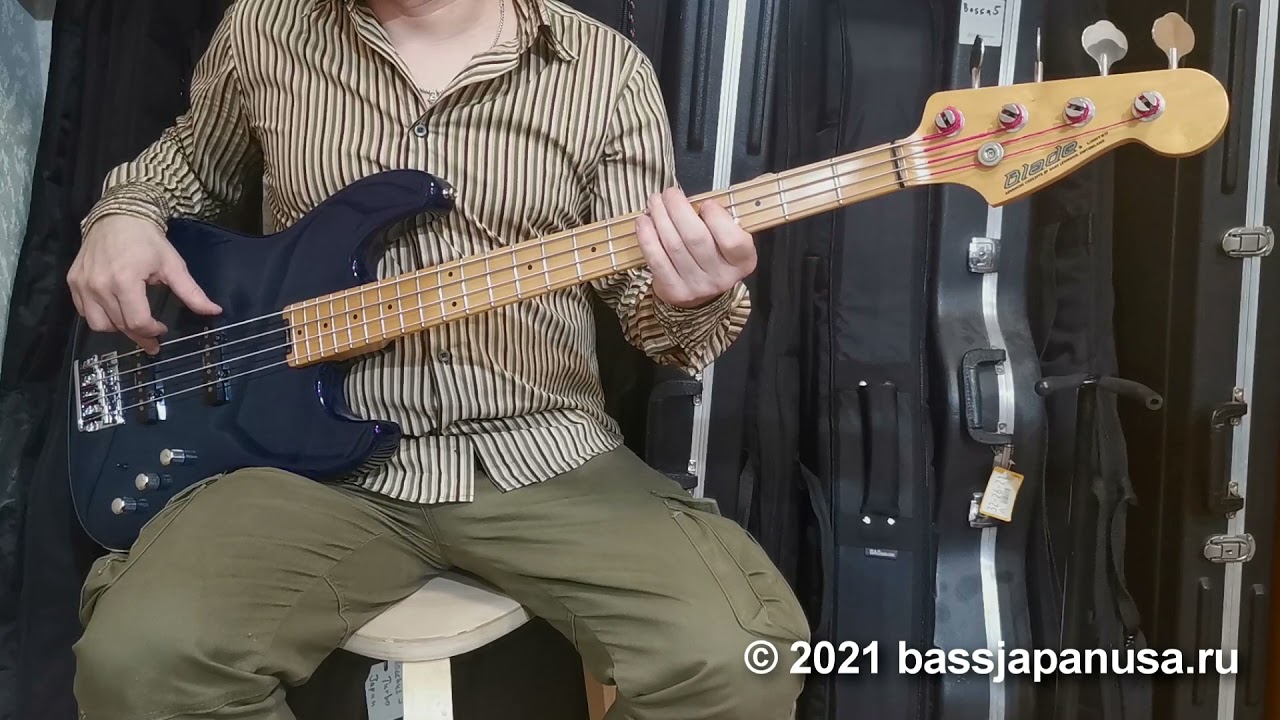 Blade Levinson B4 Jazz Bass Japan 1992/93 bassjapanusa.ru - YouTube