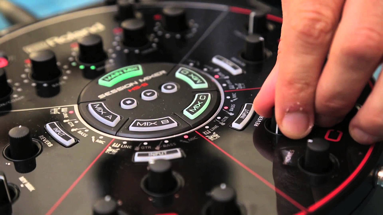 Roland HS-5 Session Mixer - YouTube