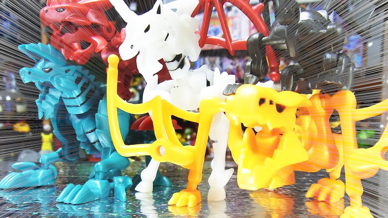 MONSTER HUNTER】よみがえる ほねほねザウルス - YouTube