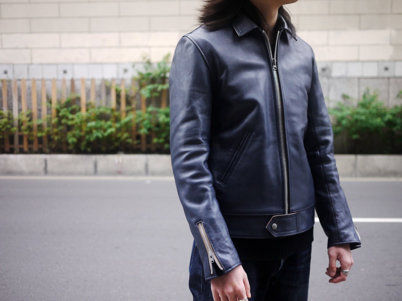 Addict clothes アディクトクローズ AD-01 38 ネイビー 【公式通販