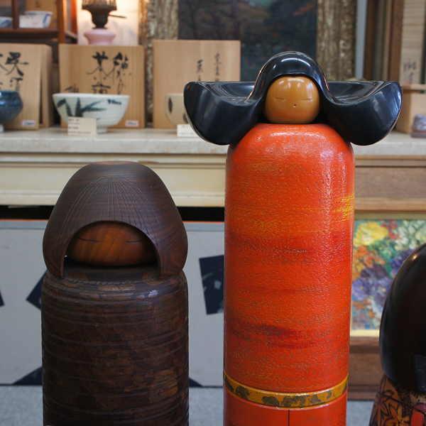 創作こけし 片瀬快平作品 2体セット KokeshiDoll 創作こけし 片瀬快平