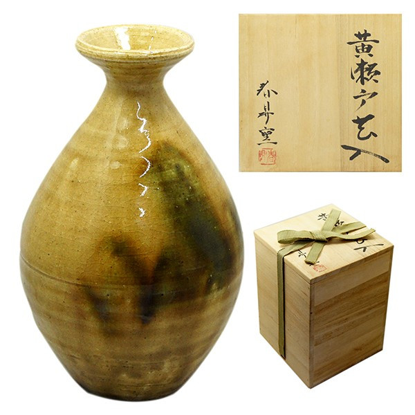 ヤフーショッピングにて 加藤春鼎「黄瀬戸」の陶器を販売しております