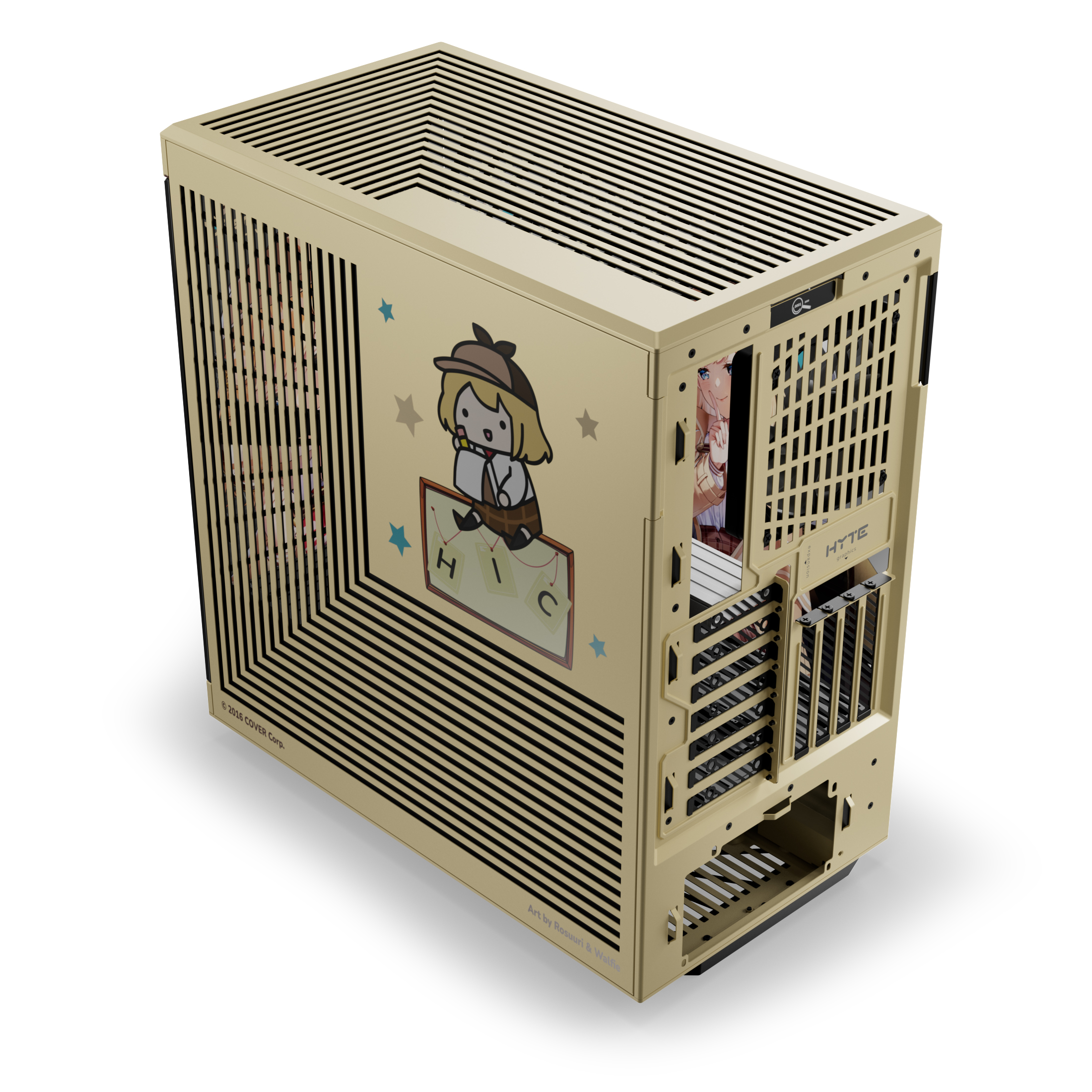 New Hololive HYTE Y40 PC Case Revealed Featuring Amelia Watson