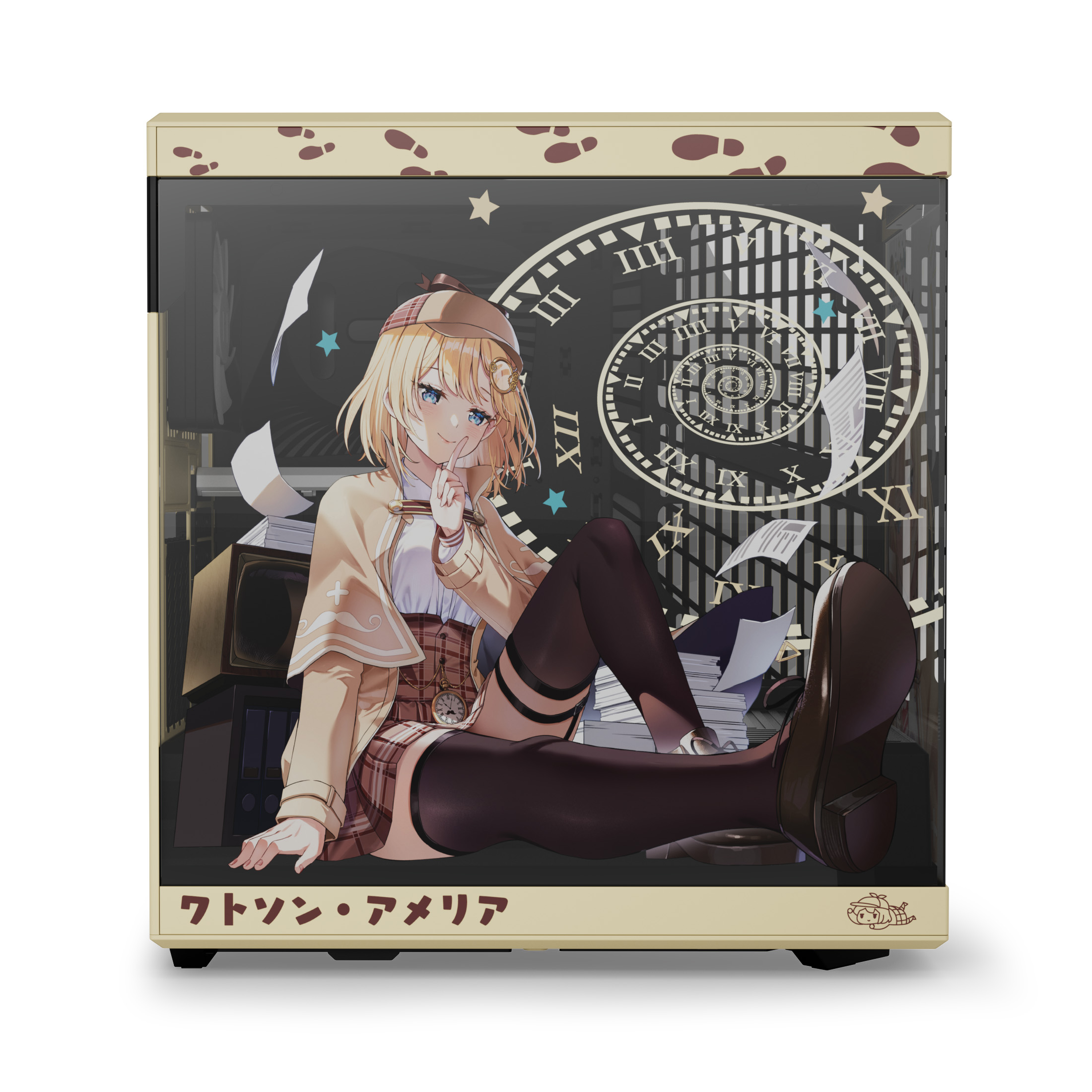 New Hololive HYTE Y40 PC Case Revealed Featuring Amelia Watson