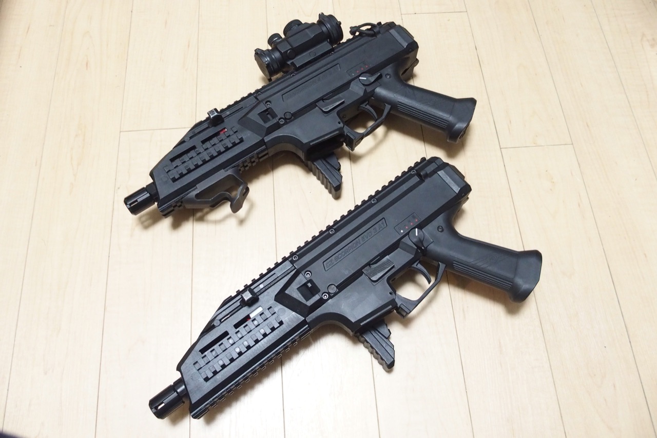 サブマシンガン 電動ガン スコーピオンEVO3マガジン3本付き サブ