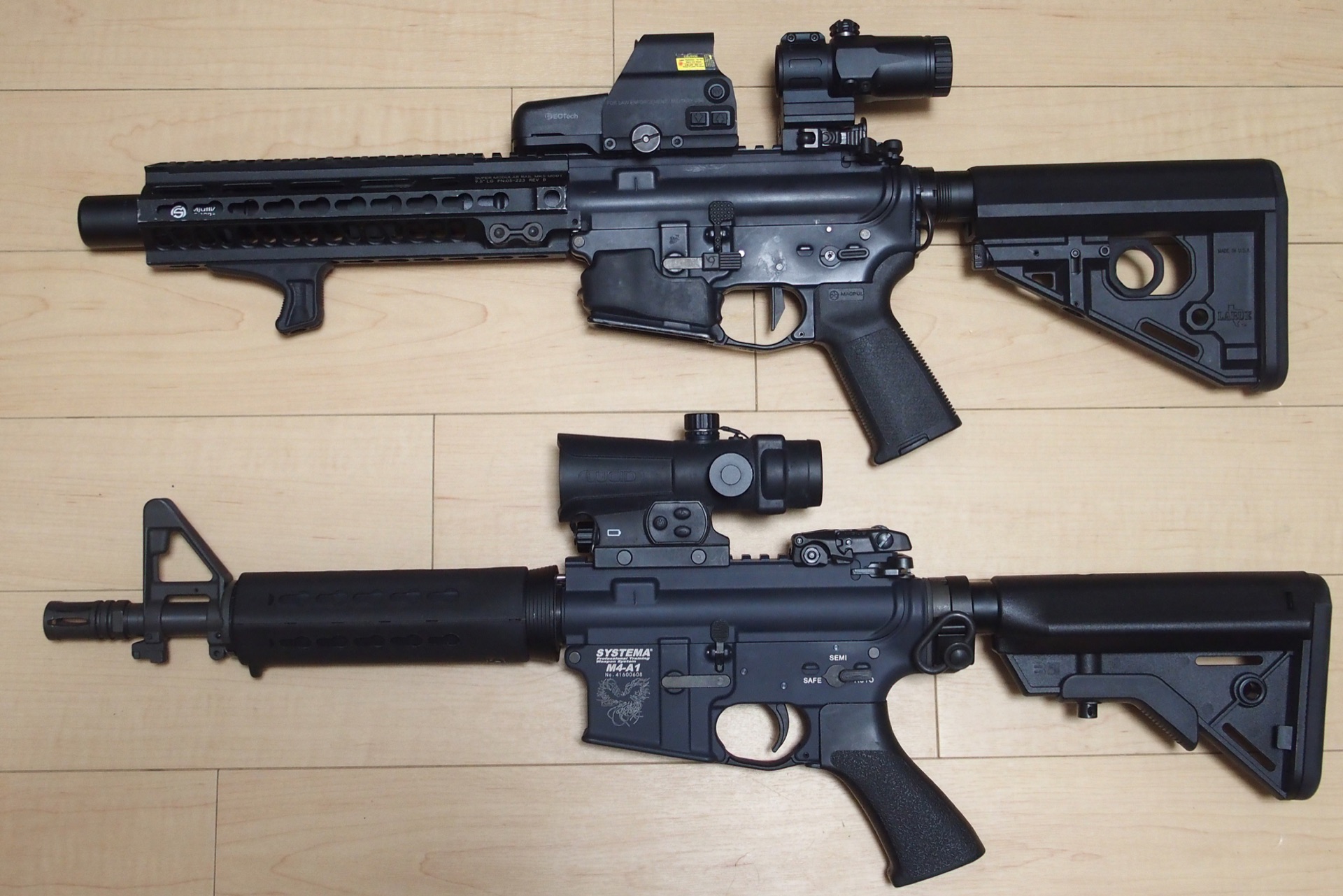 M4 システマPTW 電動ガンMAX2 実物トレポンイオテック特殊部