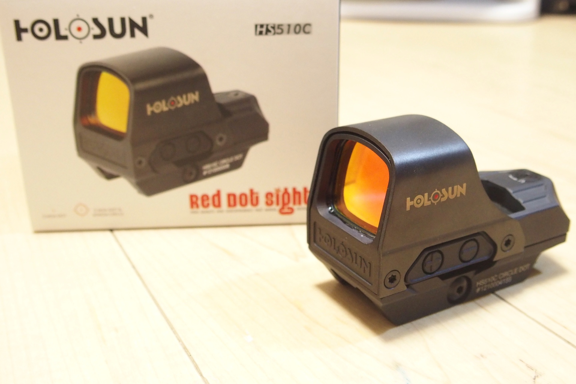 実銃対応リフレックスドットサイト、HOLOSUN HS510Cのレビュー | エボログ