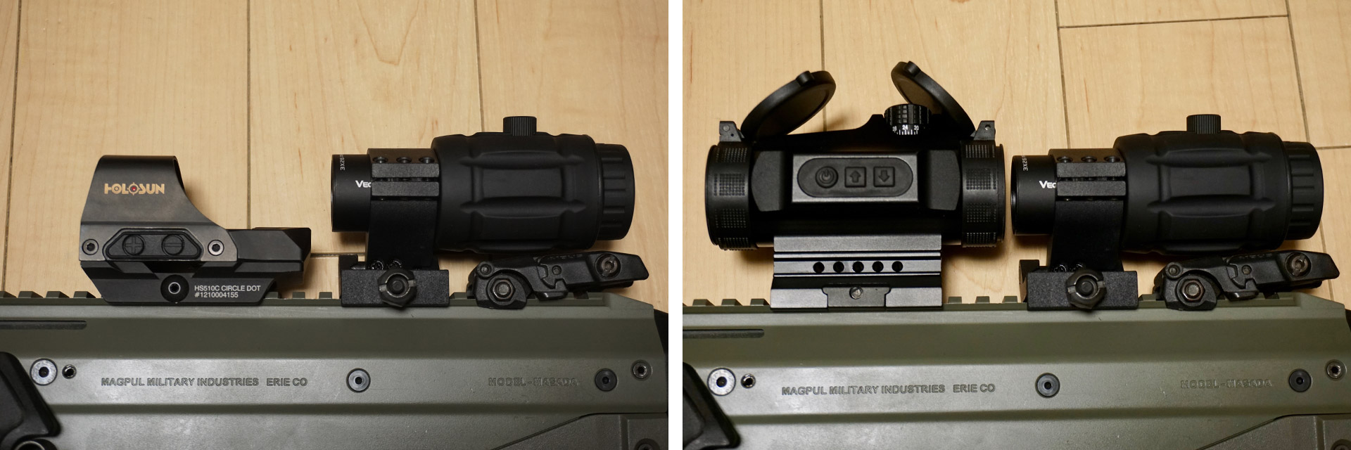 安価でシンプルな3倍マグニファイア、VectorOptics SCOT-07 3X マグニ