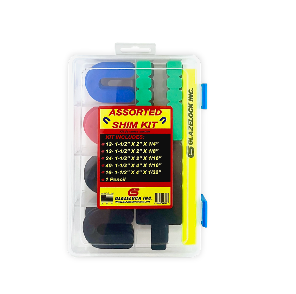 Assorted Shims - 104 Pack - Glazelock Shims
