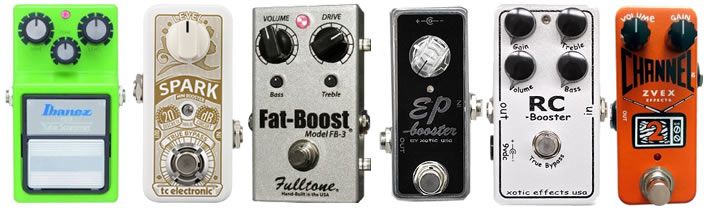 ブースター・エフェクターの使い方・特徴、おすすめモデル紹介【エレキ