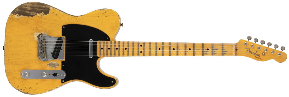 ⭐︎ハードレリックテレキャスタイプトップバインディング アルニコ