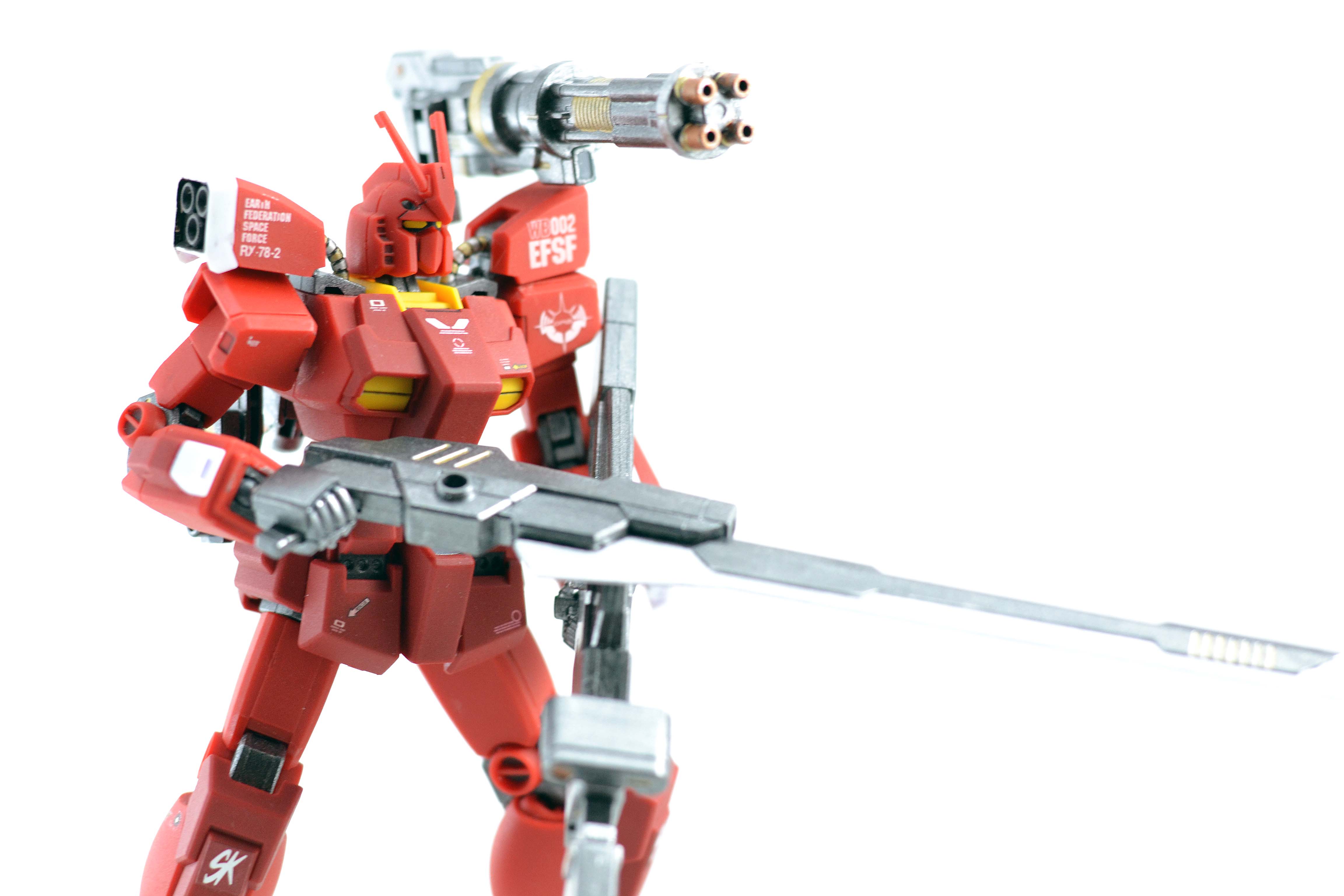 HGBF 1/144 PF-78-3A Gundam Amazing Red Warrior (Custom Painted