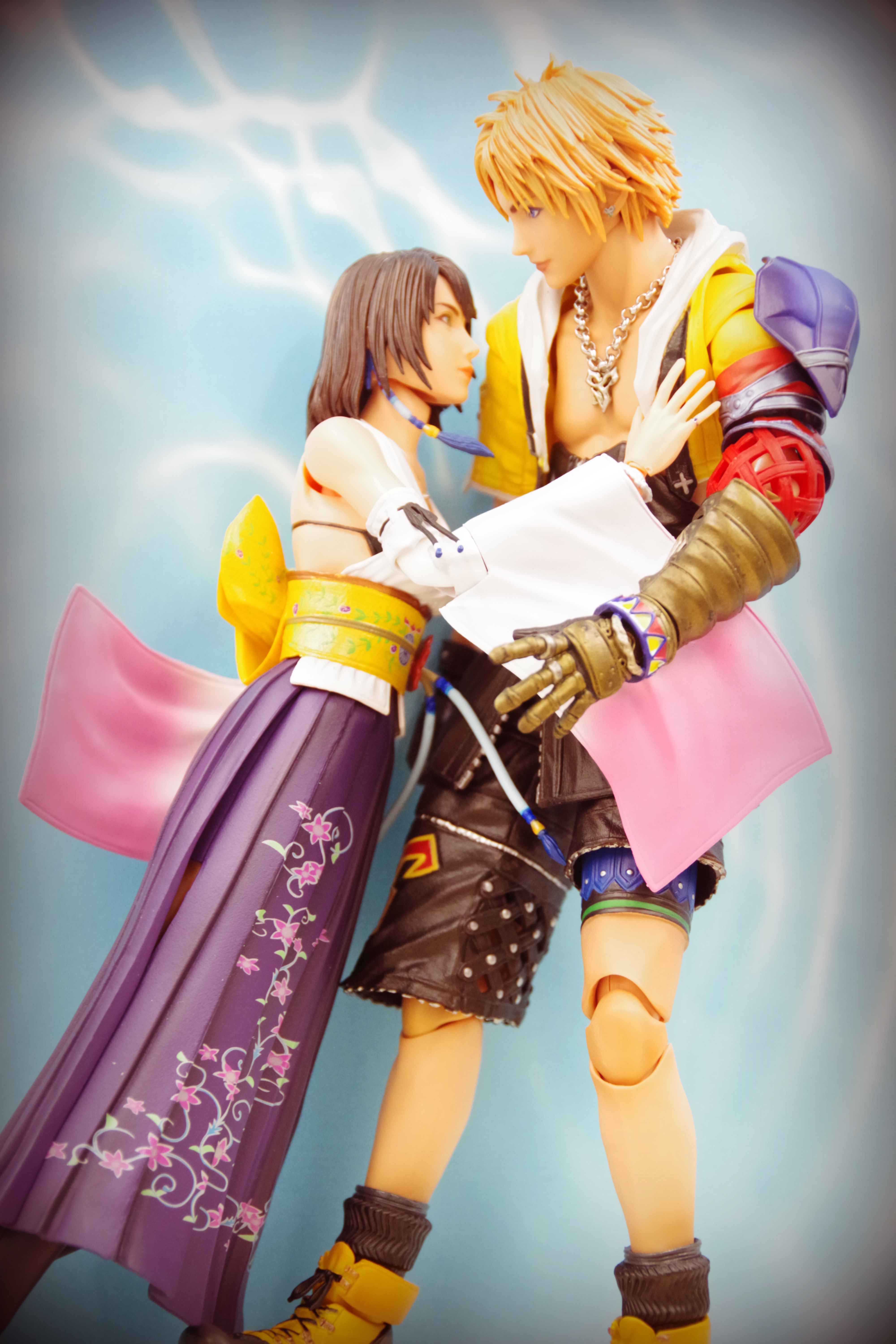 プレイアーツ ティーダ ユウナ ファイナルファンタジー FFX」の