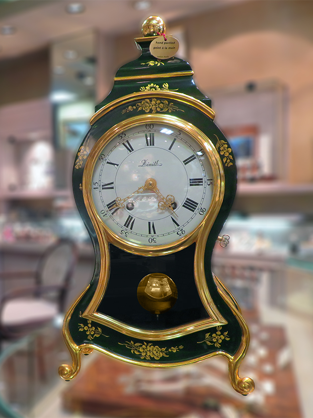 ヴィンテージ TMHOP STRIKING 置き時計 ゴールド スイス製