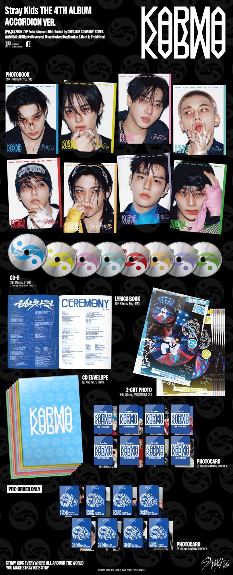 straykids スキズ カルマ KARMA コンパクト トレカ Stray Kids スキズ