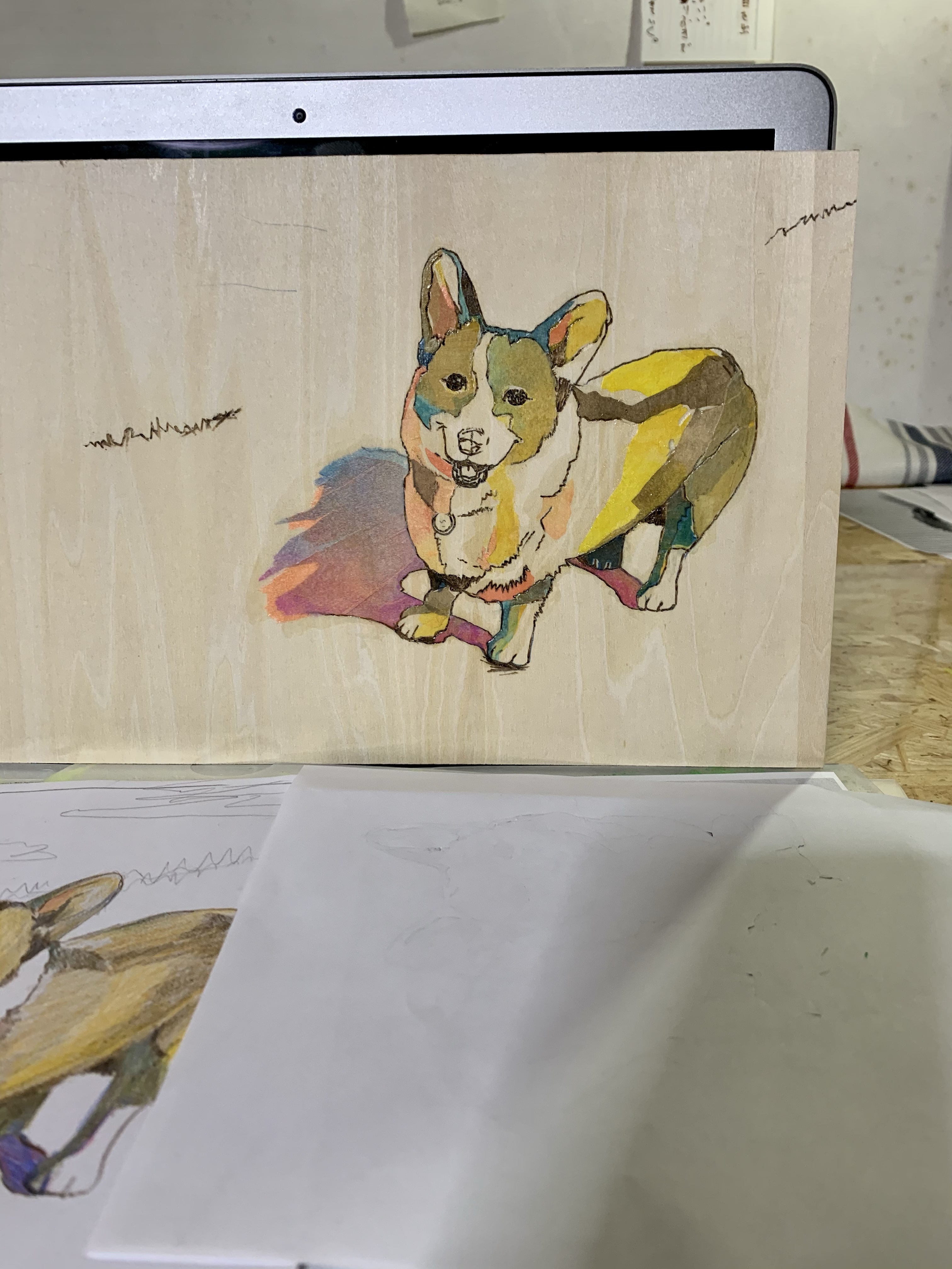 コーギー犬 – ナンシー諸善 nancy syozen art works