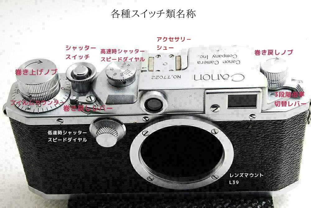 現状品 キャノン canon バルナック型 レンジファインダー 現状品
