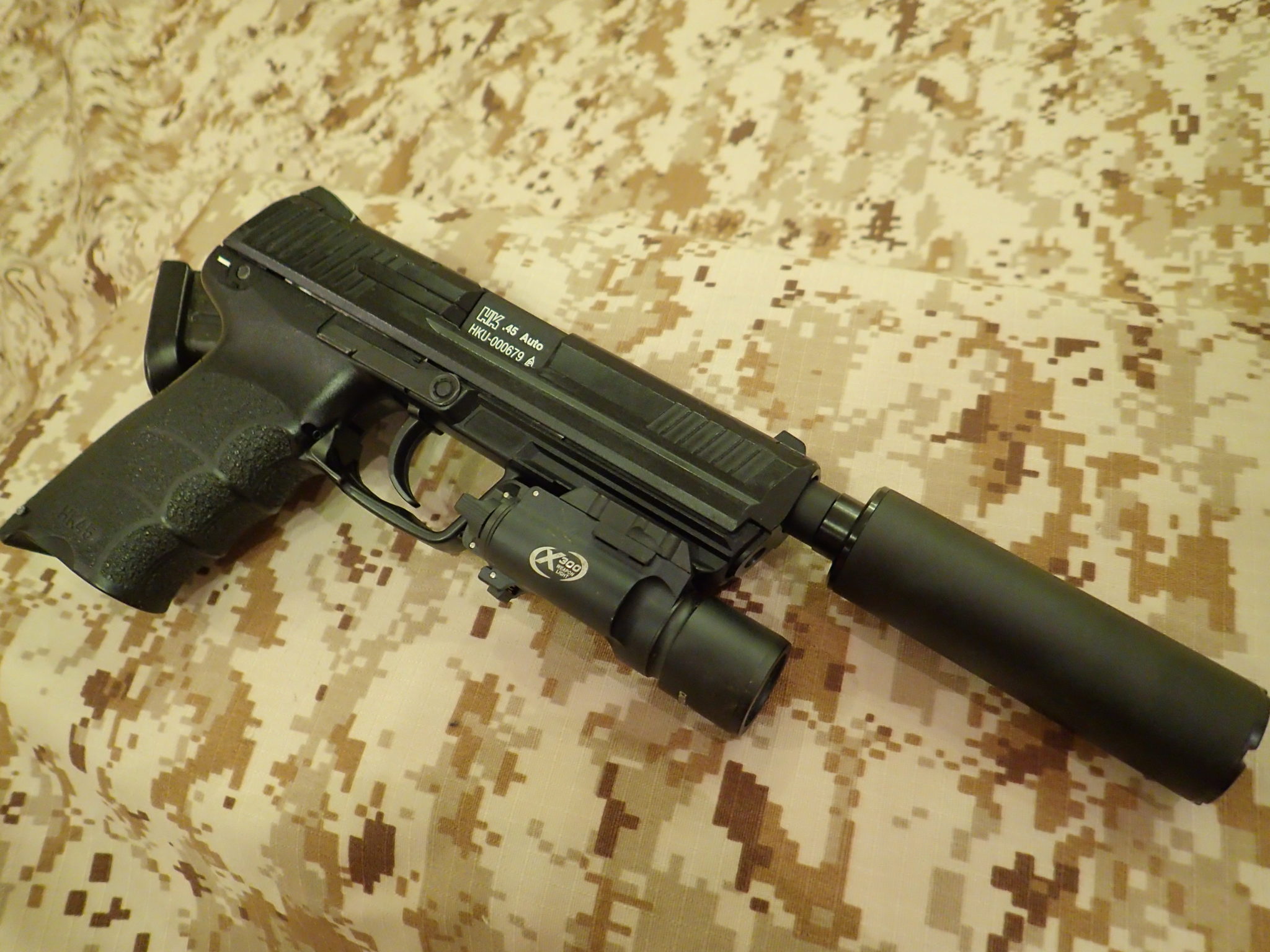 デトネーターカスタム 東京マルイ製 HK45 ガスブローバック