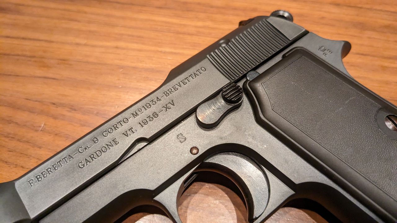 これぞイタリアンクラシック！WA ベレッタ M1934 カーボンブラックHW