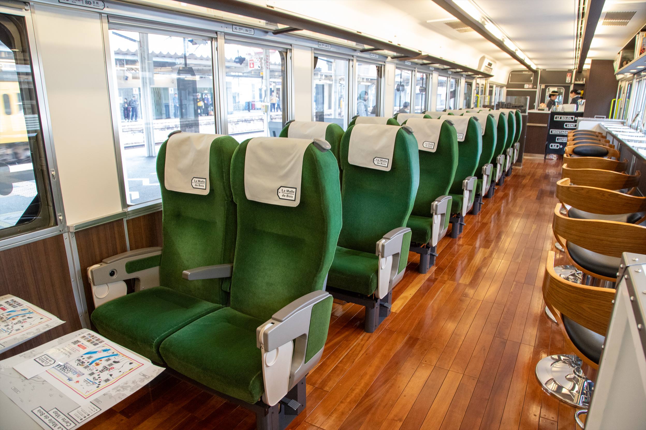 JR西日本 観光列車「La Malle de Bois(ラ・マル・ド・ボァ)」 213系