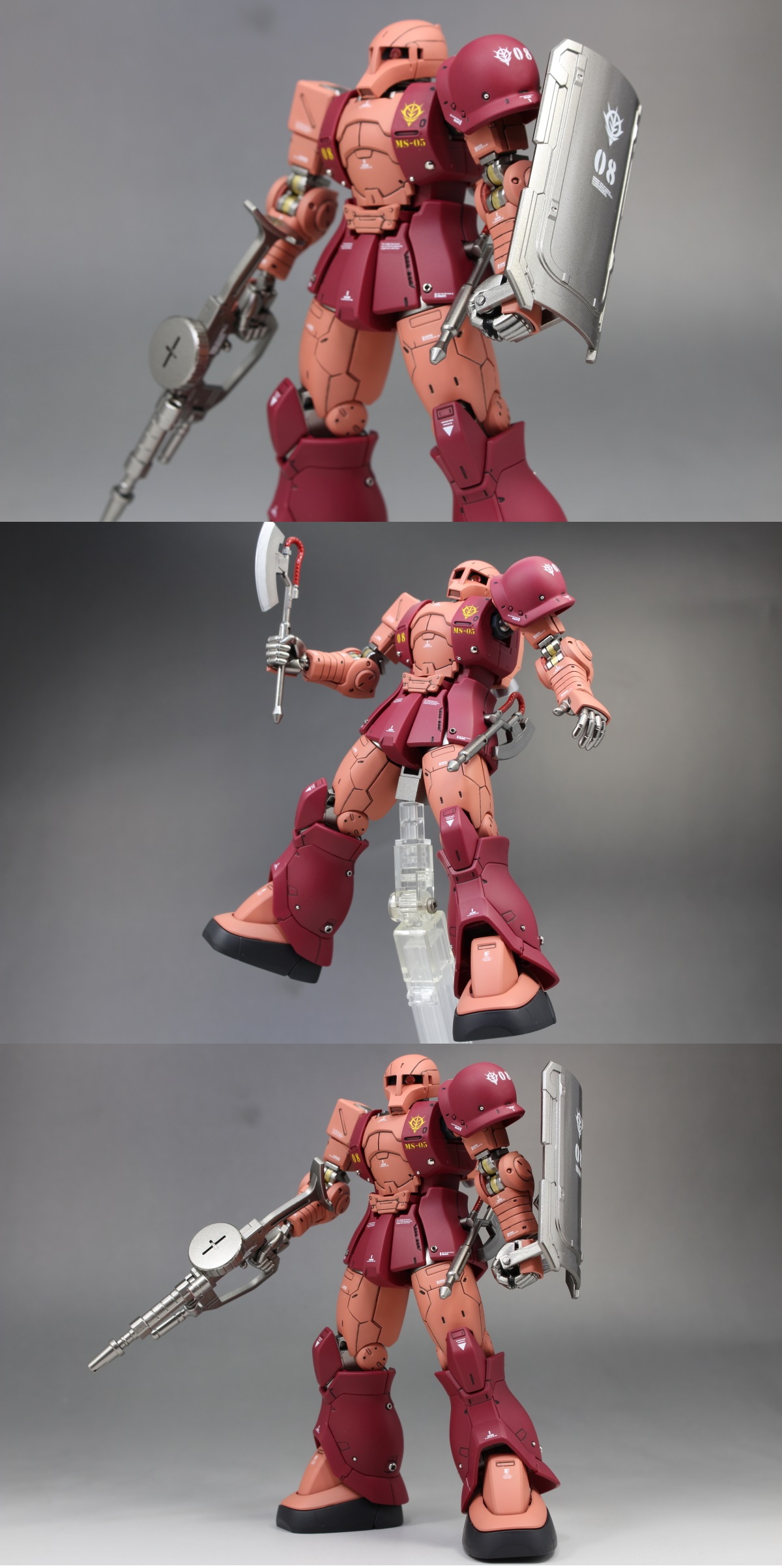 HG オリジン ザクⅠ（シャア・アズナブル機） THE ORIGIN MS-05 ZAKUⅠ