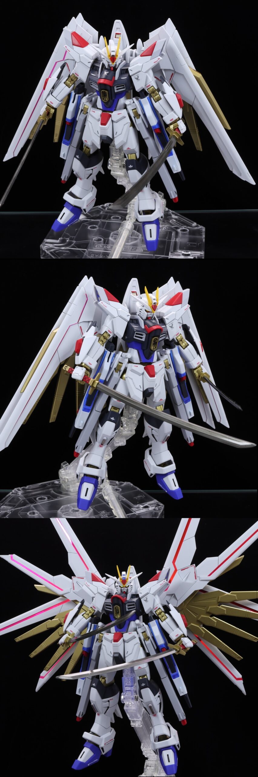 HG 1/144 マイティーストライクフリーダムガンダム 2刀 ガンダムSEED