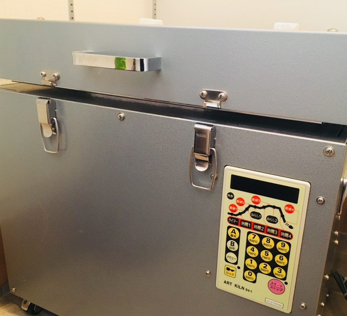 アートキルン 電気窯 SV1 陶芸 ハンドメイド ガラス細工 色入れセット