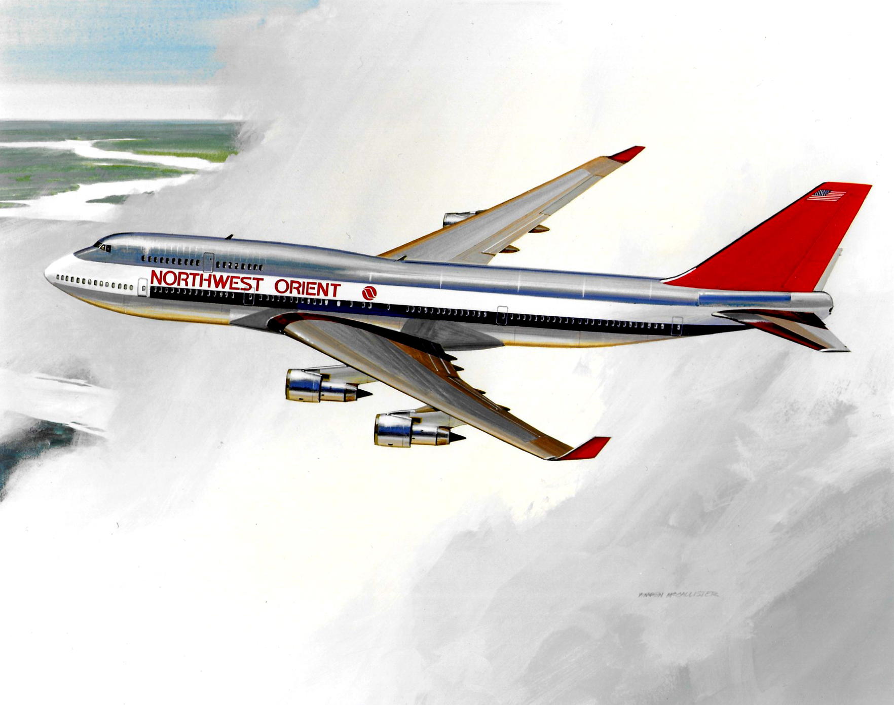 Aircraft – Boeing 747-400 - Northwest Airlines History Center