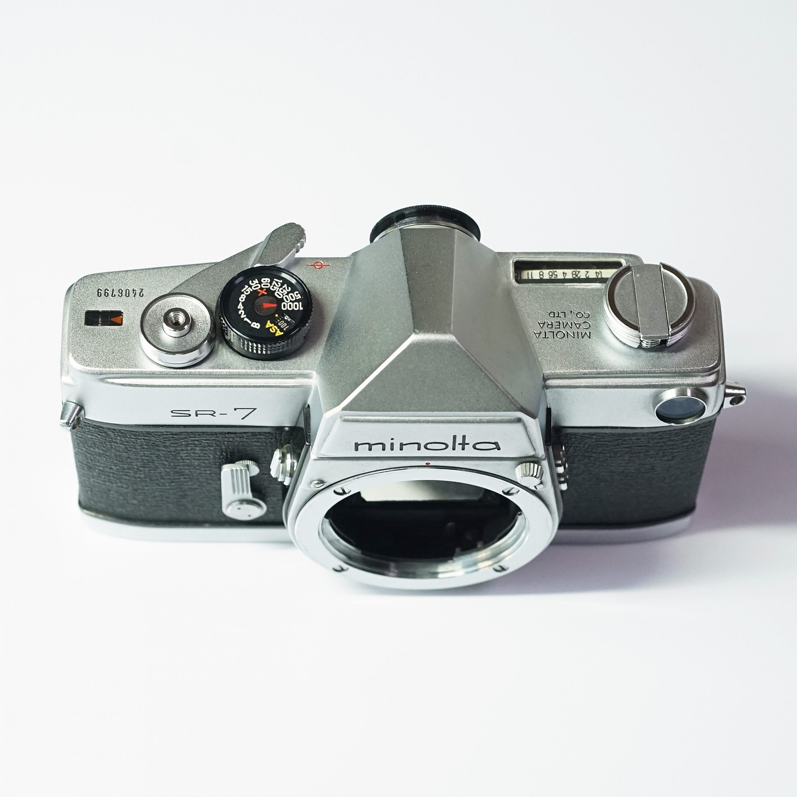 ⭐昭和レトロ希少カメラ⭐ Minolta SR-7 フィルムカメラ、三脚足セット