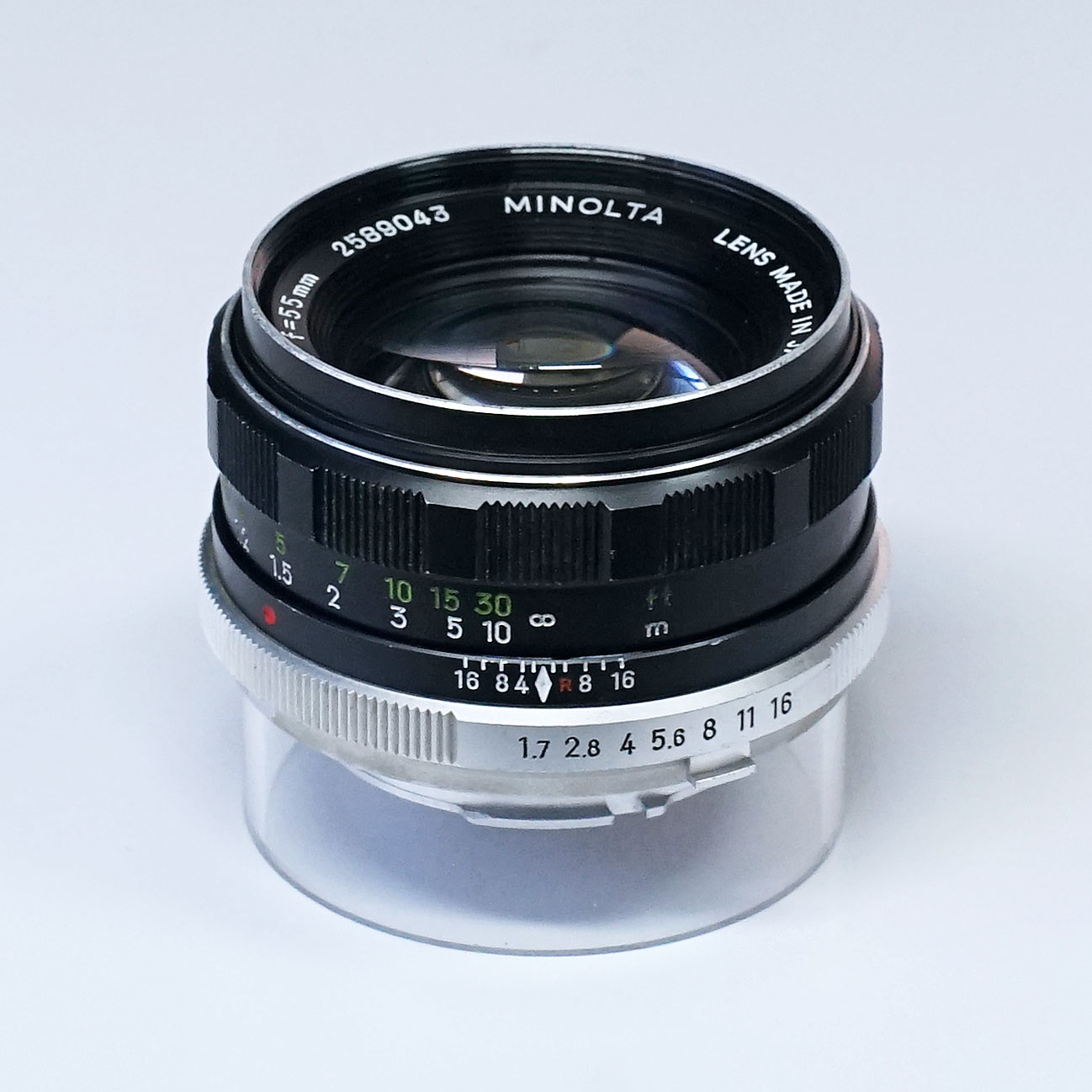 改造魔法ボケレンズ MINOLTA MC ROKKOR-PF 55mm F1.7 ¥6,800（中古 SR
